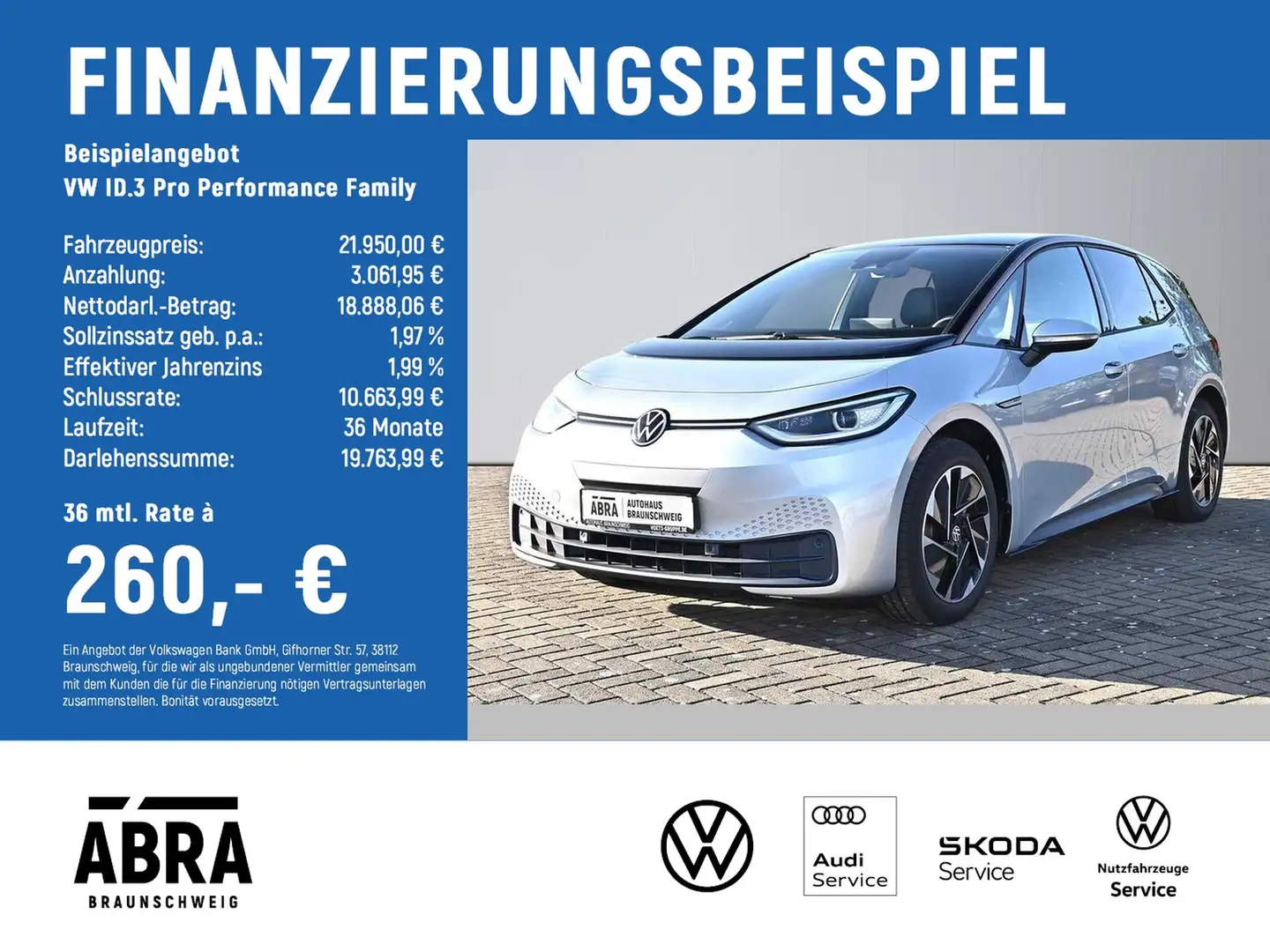 Volkswagen ID.3 Pro Performance Family MATRIX LED+PANO+CAM Gelb - 2