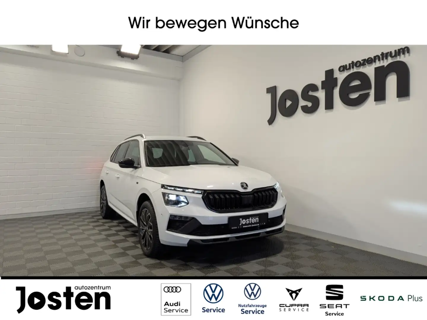 Skoda Kamiq Selection 1.0 TSI Matrix Virtual ACC CarPlay Weiß - 1