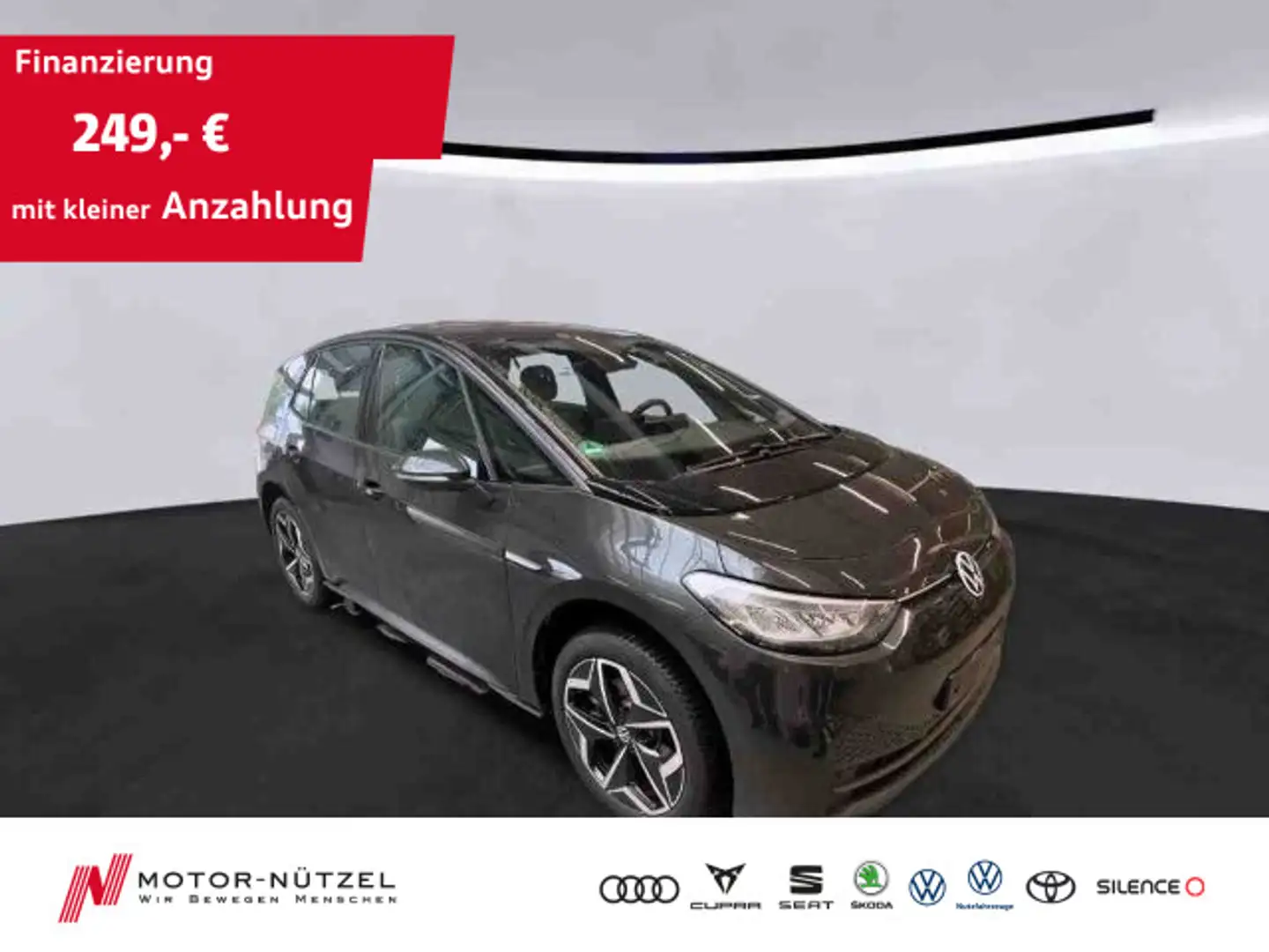 Volkswagen ID.3 110kW Pure PERFORMANCE LED+NAVI+DAB+19Z.ALU Grau - 1