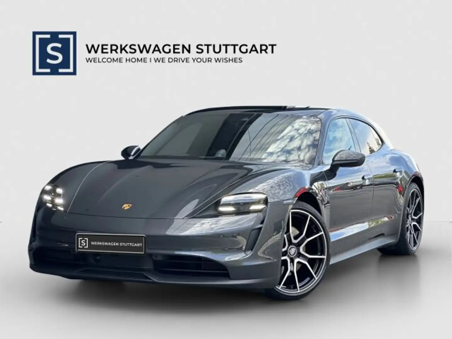 Porsche Taycan Taycan Plus Sport Turismo GANZLEDER HEADUP PANO Grau - 2