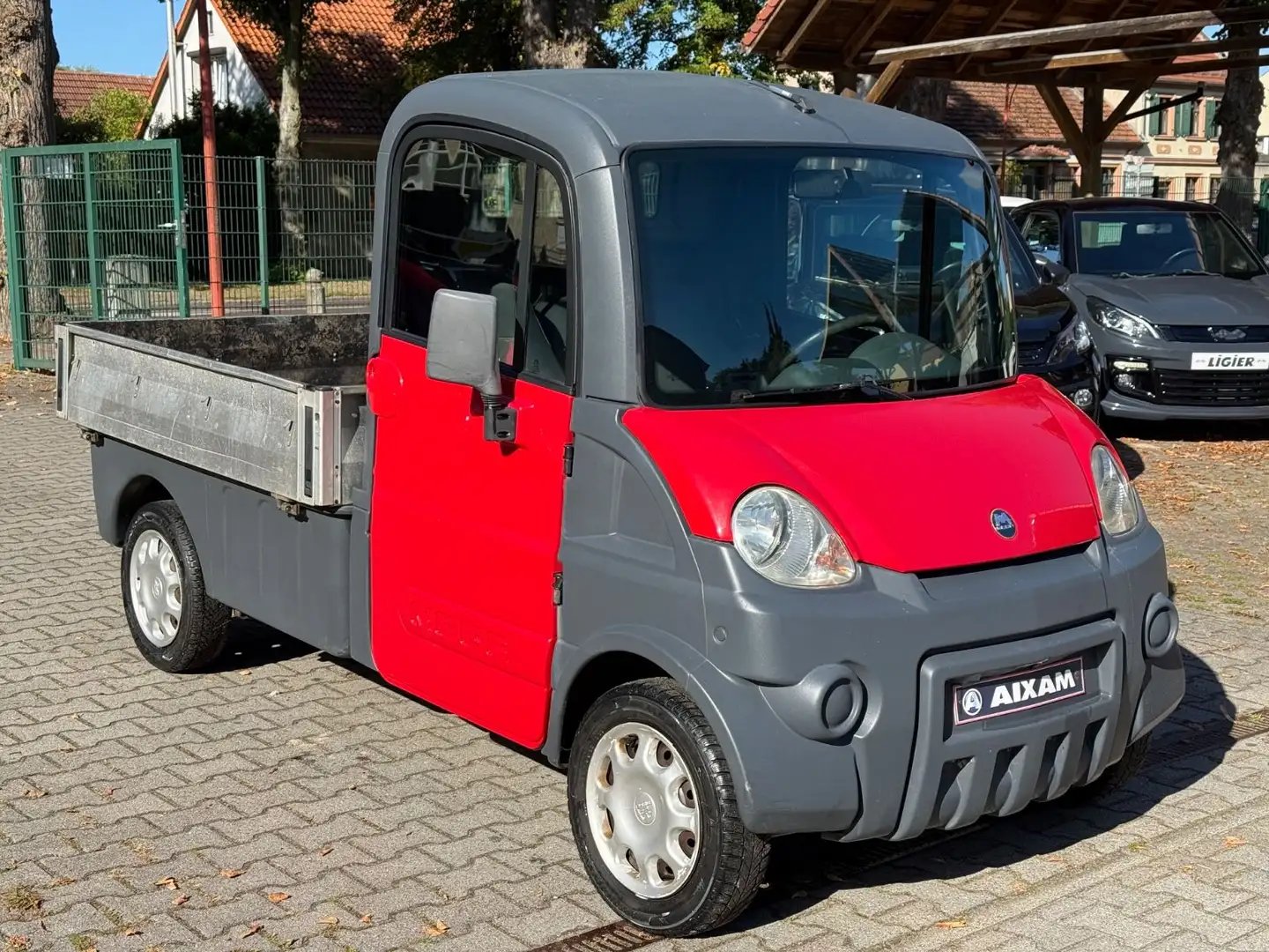 Aixam Mega Pritsche Mopedauto L6e Automatik Rouge - 1