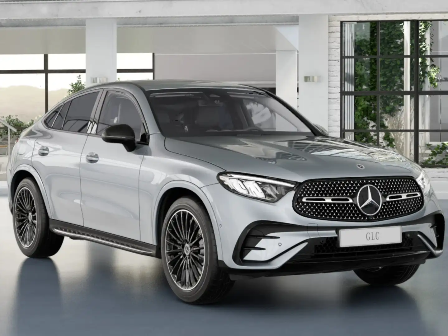 Mercedes-Benz GLC 220 GLC 220d 4MATIC Coupé AMG Line ADVANCED PLUS Argent - 1