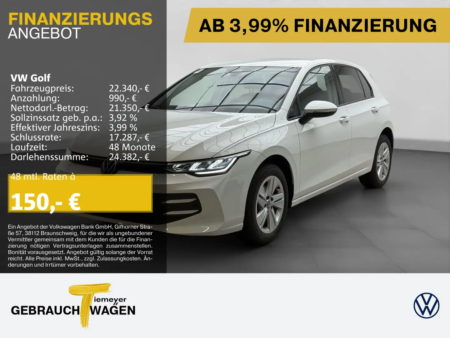 Volkswagen Golf 1.5 TSI LIFE FACELIFT KAMERA ST.HEIZ CLIMAT Wit - 1