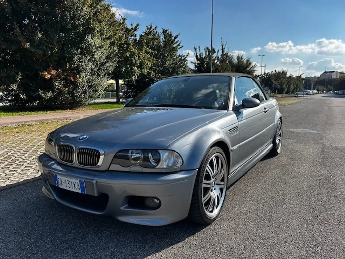 BMW M3 M3 Cabrio 3.2 Cambio SMG 2 full optional ASI Grigio - 1