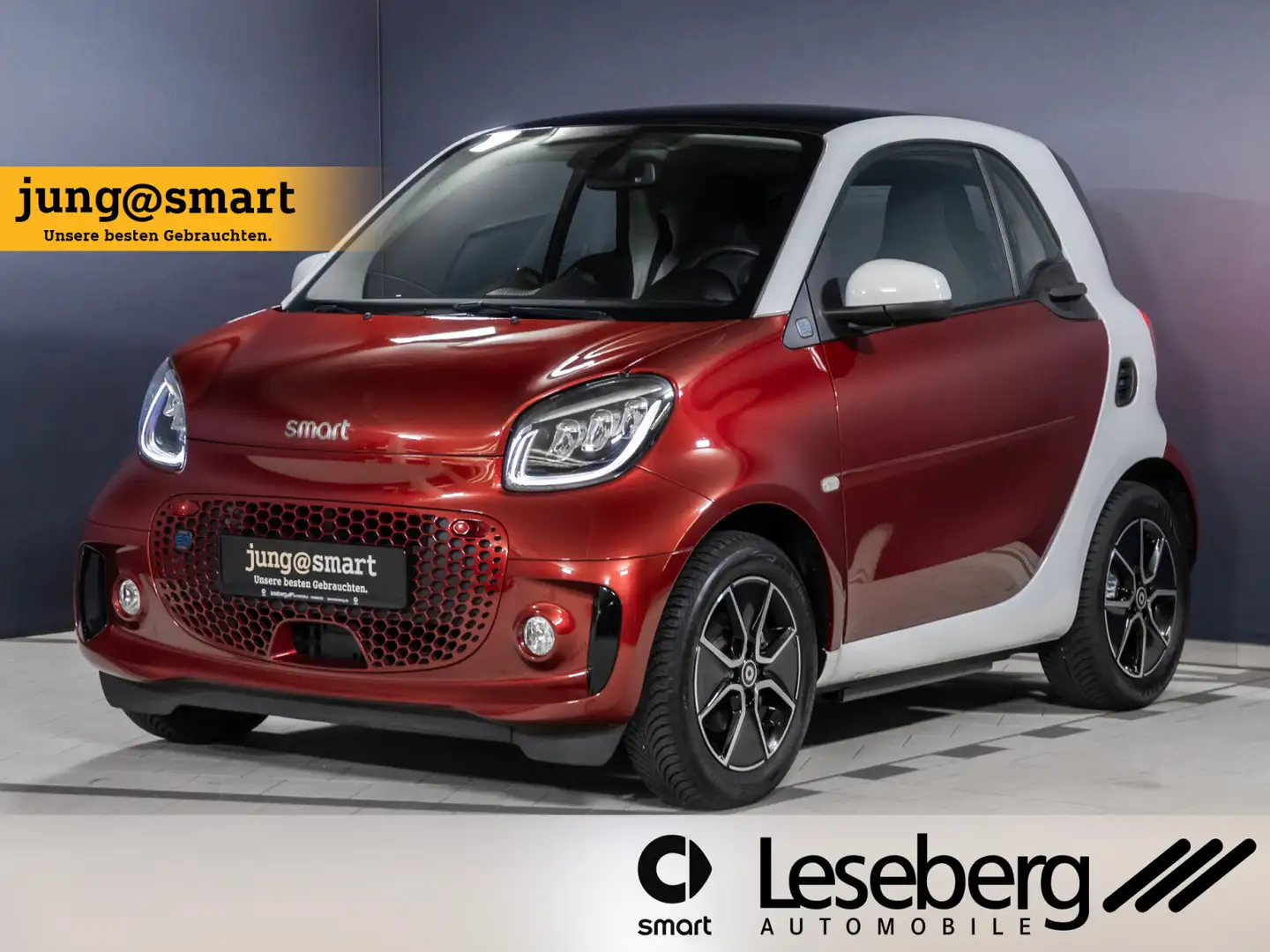 smart forTwo ForTwo Coupé EQ Passion LED/22kW/Pano/Kamera/DAB Rot - 1
