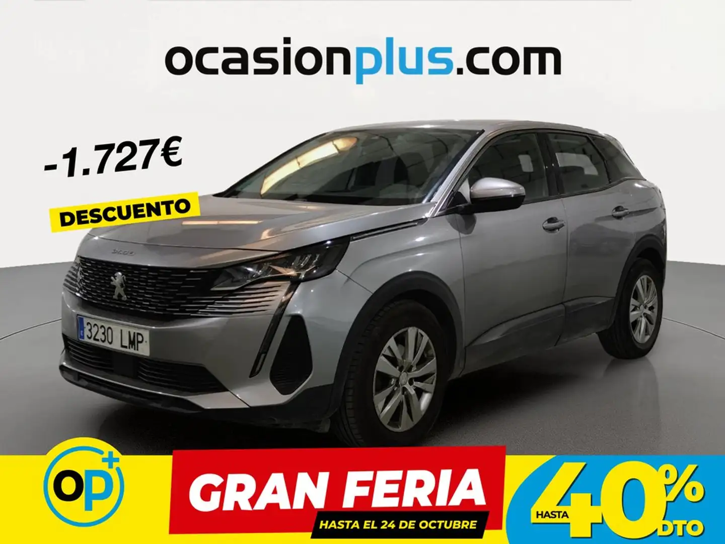 Peugeot 3008 1.2 S&S PureTech Active 130 Gris - 1