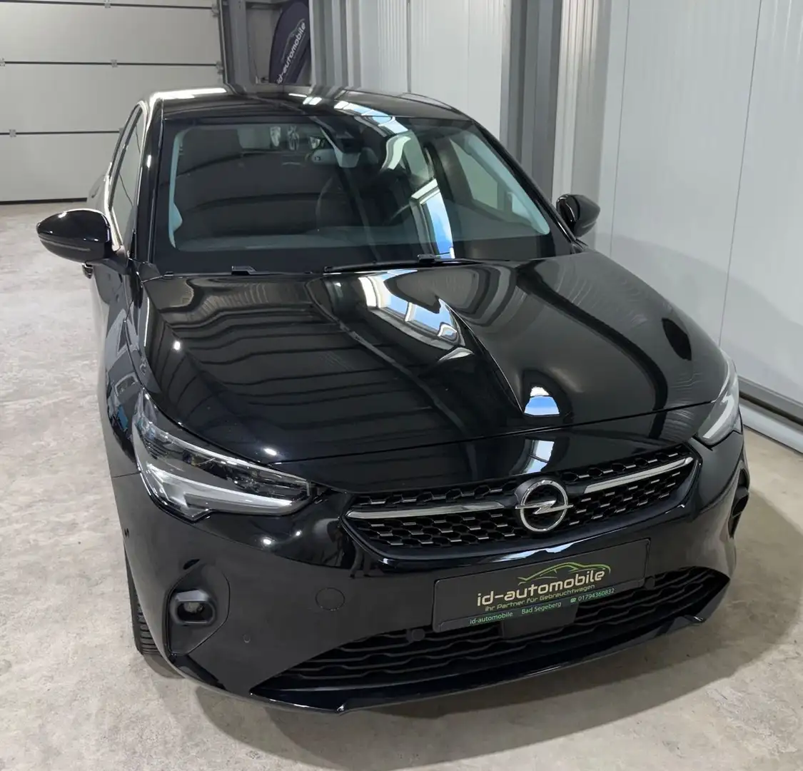 Opel Corsa F Elegance Aut, Kamera, LED, KeylessGo Schwarz - 2