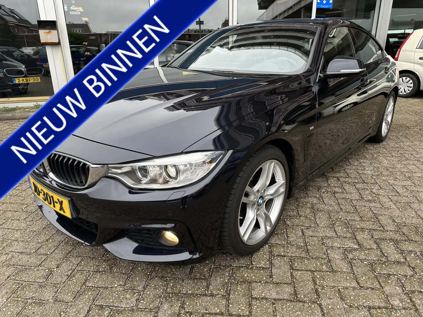 BMW 428 4-serie Gran Coupé 428i M Sport leer navi airco/ec Чорний - 1