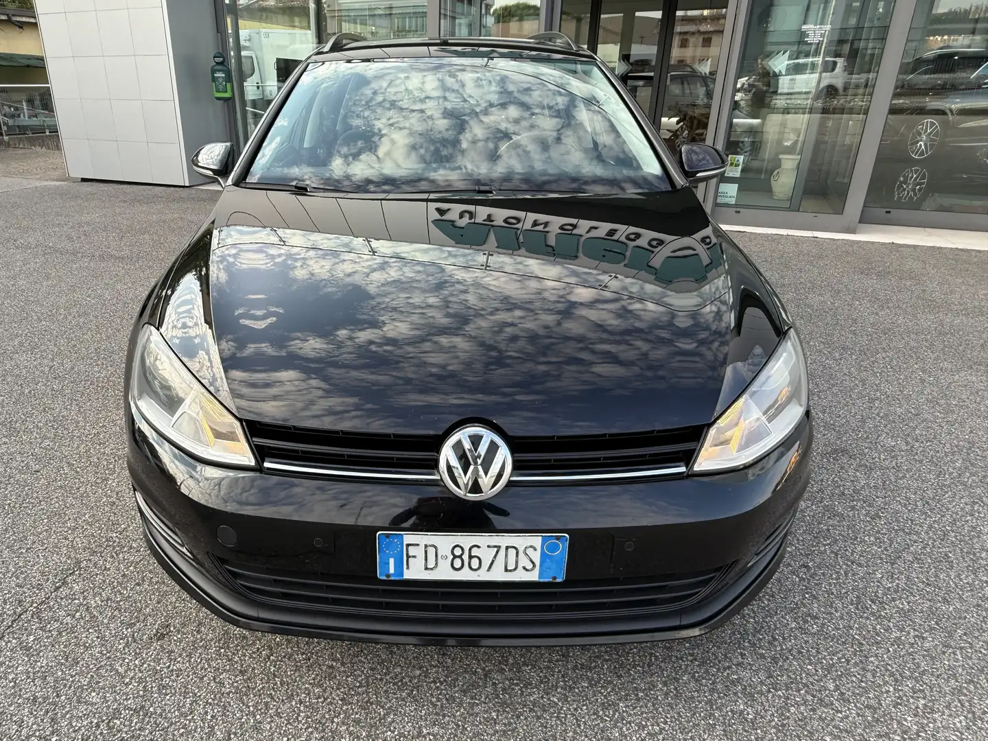 Volkswagen Golf Variant 1.6 tdi Comfortline Business 110cv VAN 4Posti IVA Nero - 2