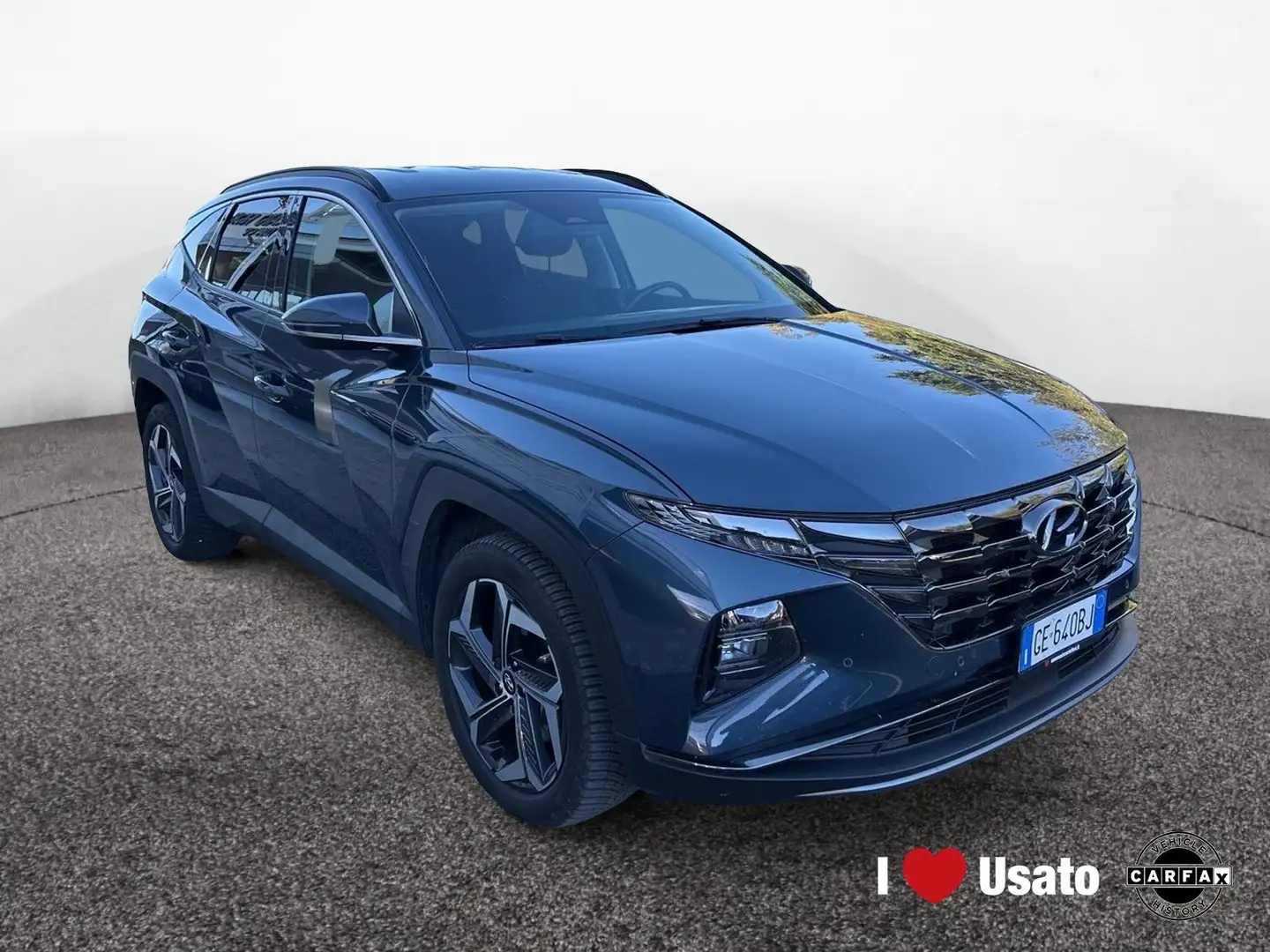 Hyundai TUCSON III 2021 1.6 hev Exellence 2wd auto Blu/Azzurro - 2