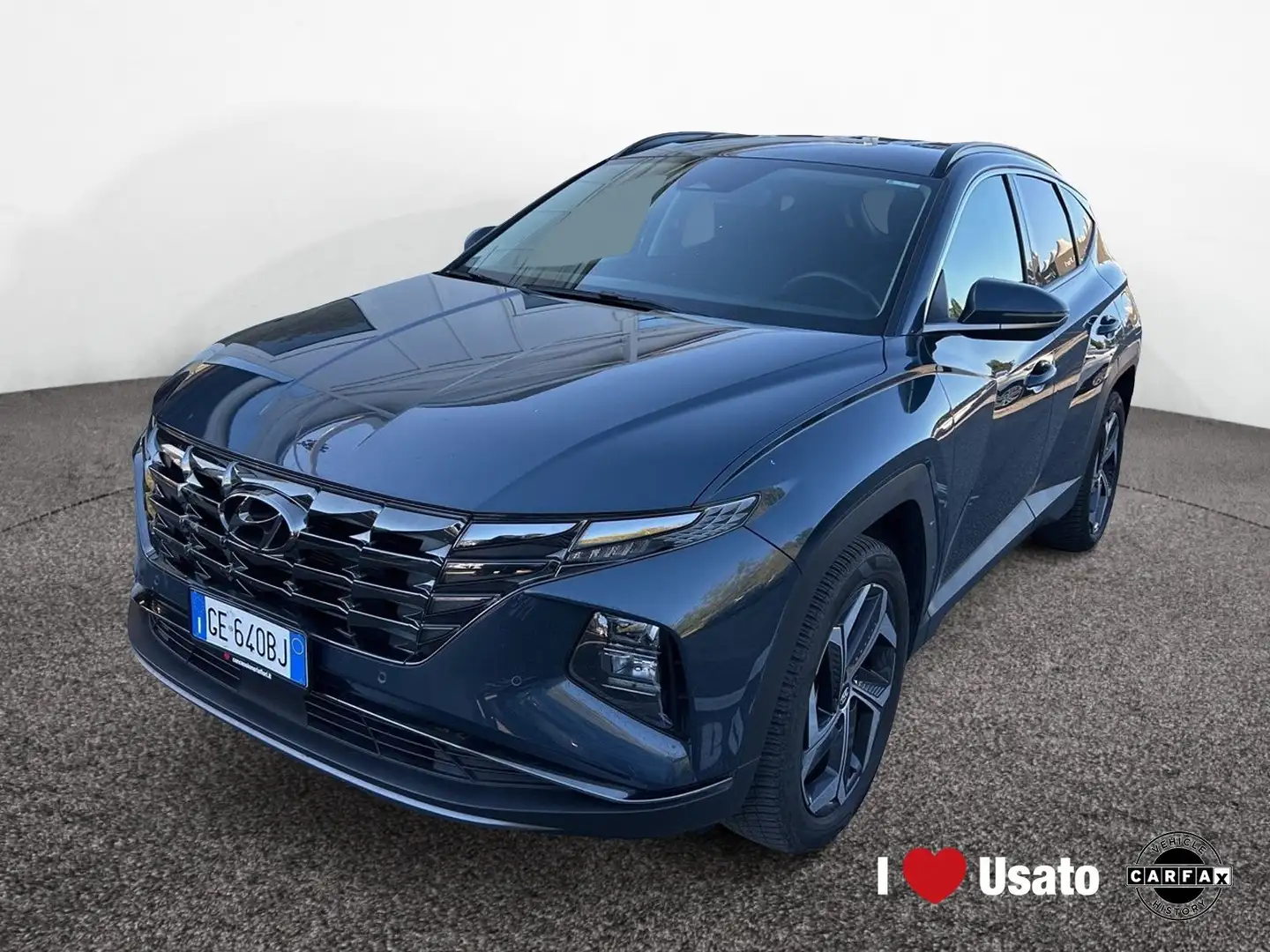 Hyundai TUCSON III 2021 1.6 hev Exellence 2wd auto Blu/Azzurro - 1