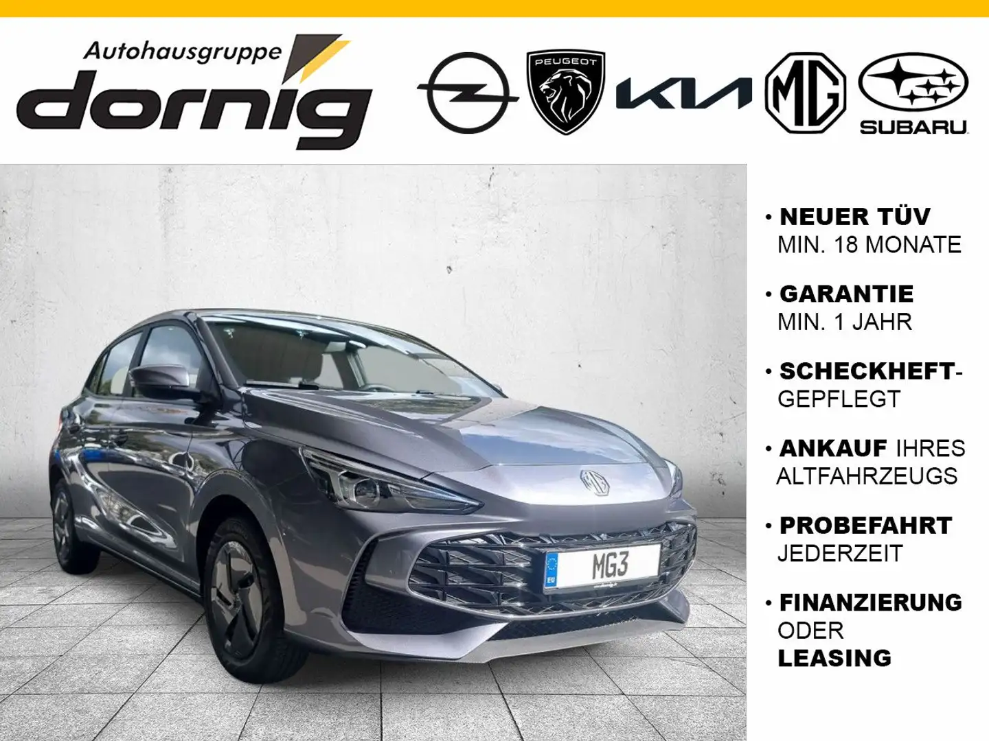 MG MG3 3 Hybrid+ Standard Grau - 1