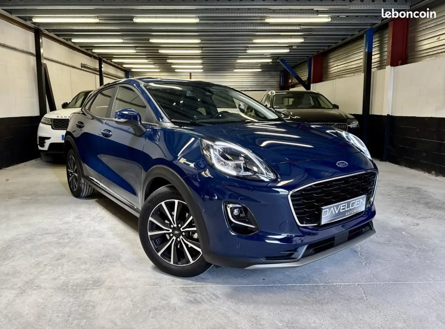 Ford Puma 1.0 Flexifuel 125 ch MHEV Ethanol E85 + Essence S& Bleu - 1