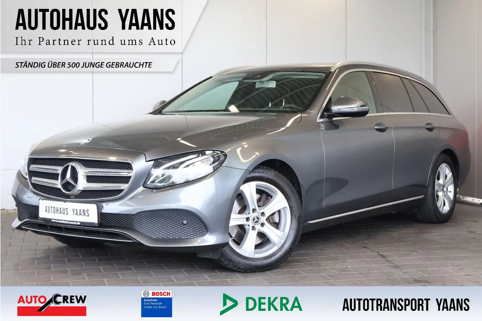 Mercedes-Benz E 250 T Avantgarde COMAND+SIDE+KAM+LED+17" Gris - 1