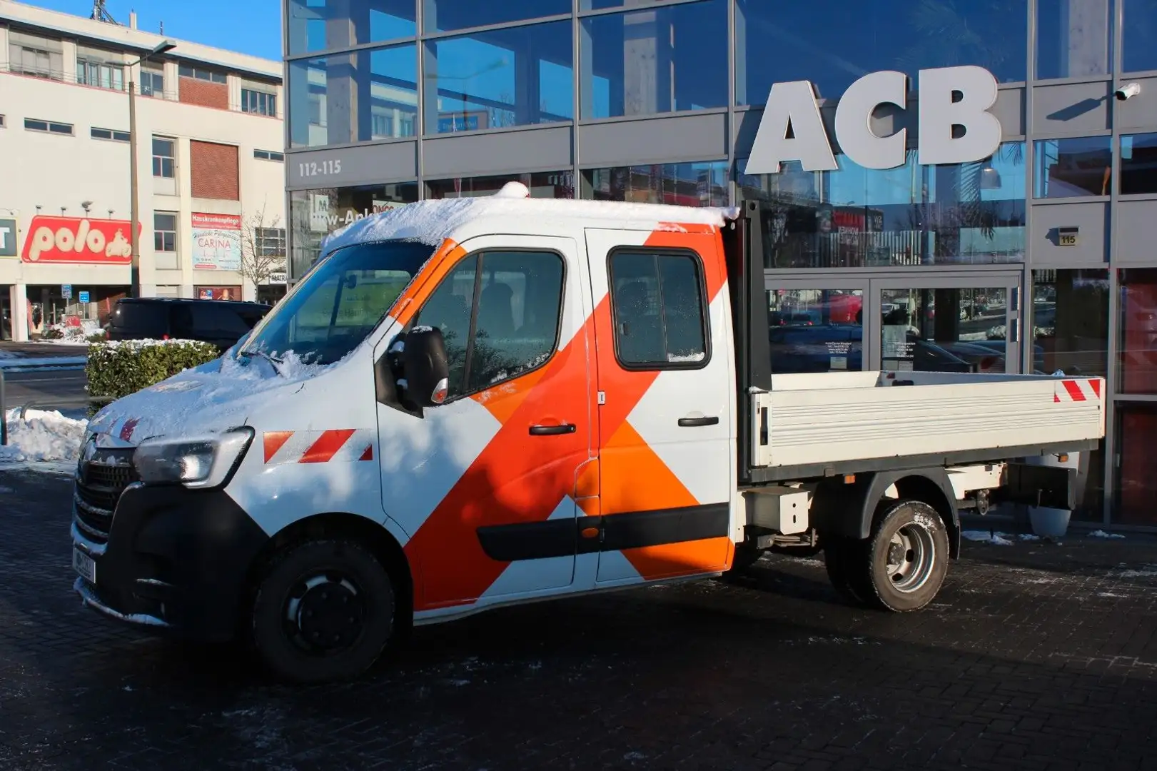 Renault Master III DoKa Pritsche L3H1 3,5t AHK 7-Sitzer Weiß - 2