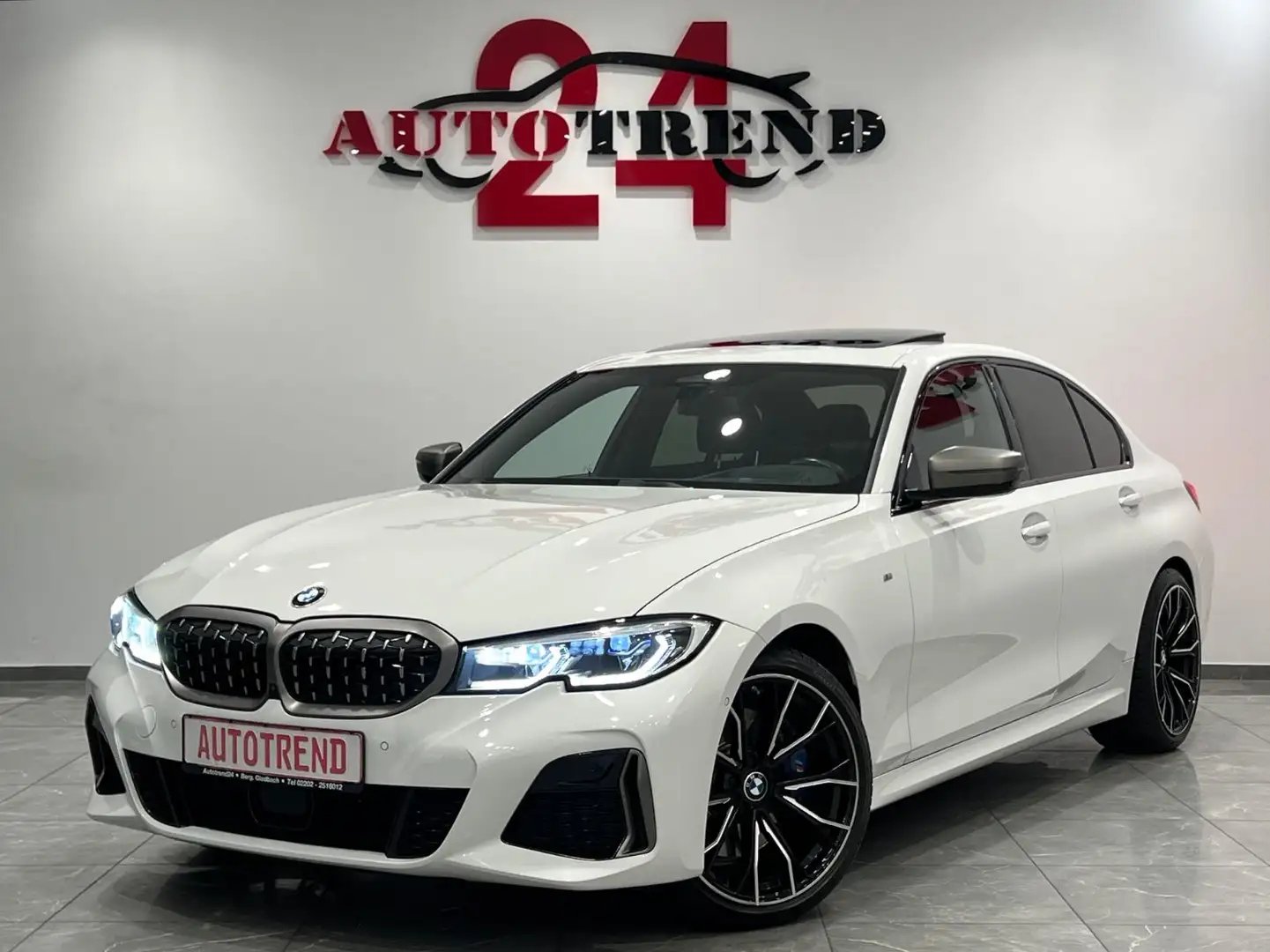 BMW 340 M340 i xDrive 64TKM DEUTSCHES FAHRZEUG LASER+HUD Weiß - 1