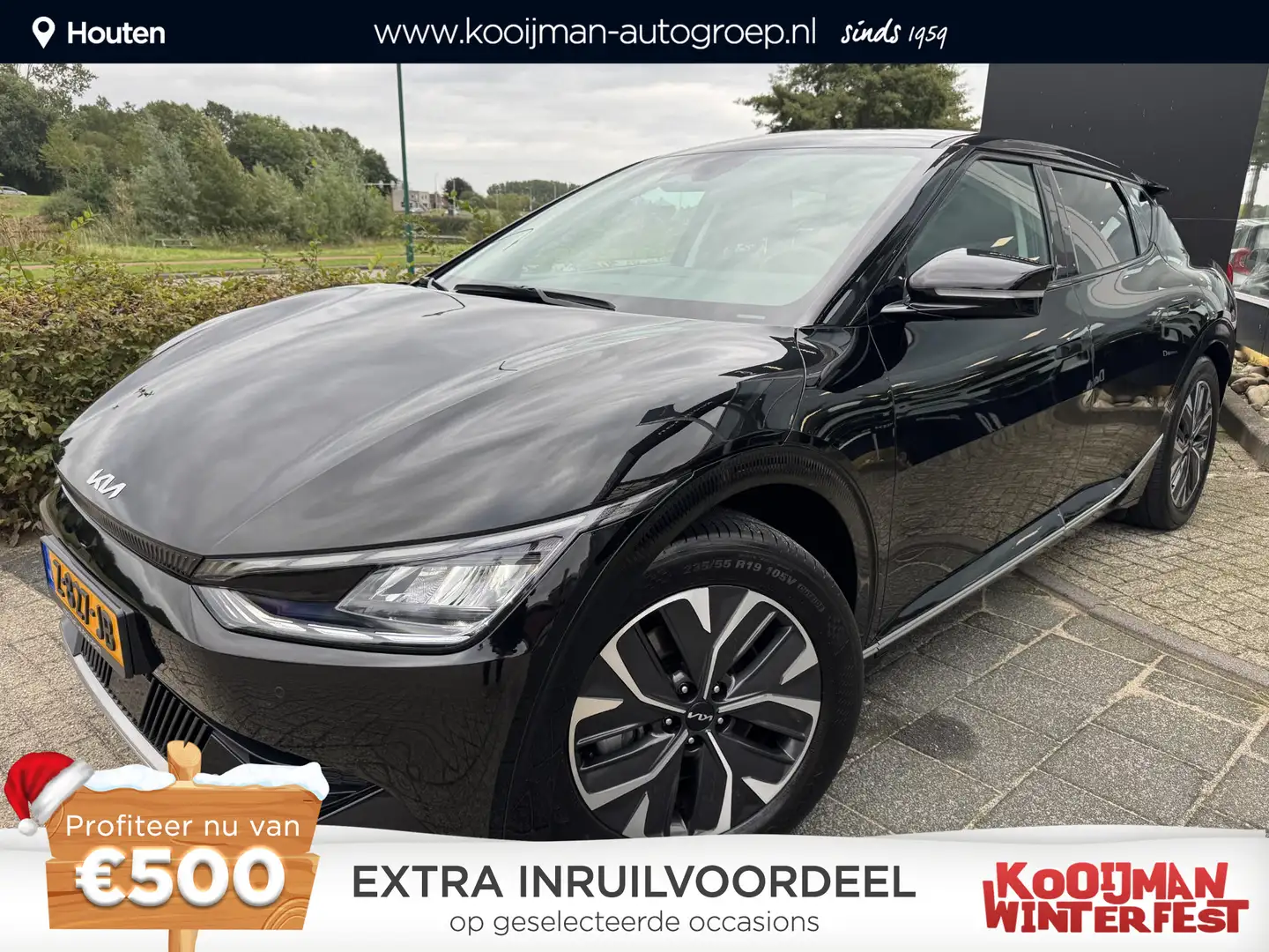 Kia EV6 Plus 77.4 kWh Trekhaak, Eerste Eigenaar, Stoel/Stu Noir - 1