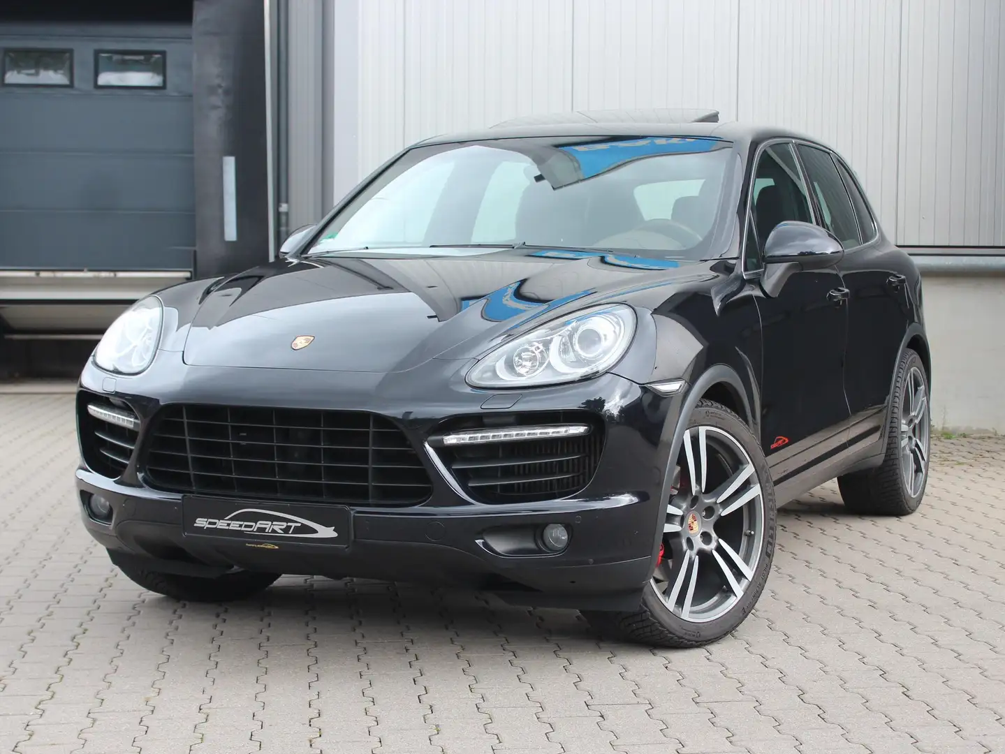 Porsche Cayenne V6 Diesel, 21", orig. GTS-Look, Luft, Scheckheft Noir - 1