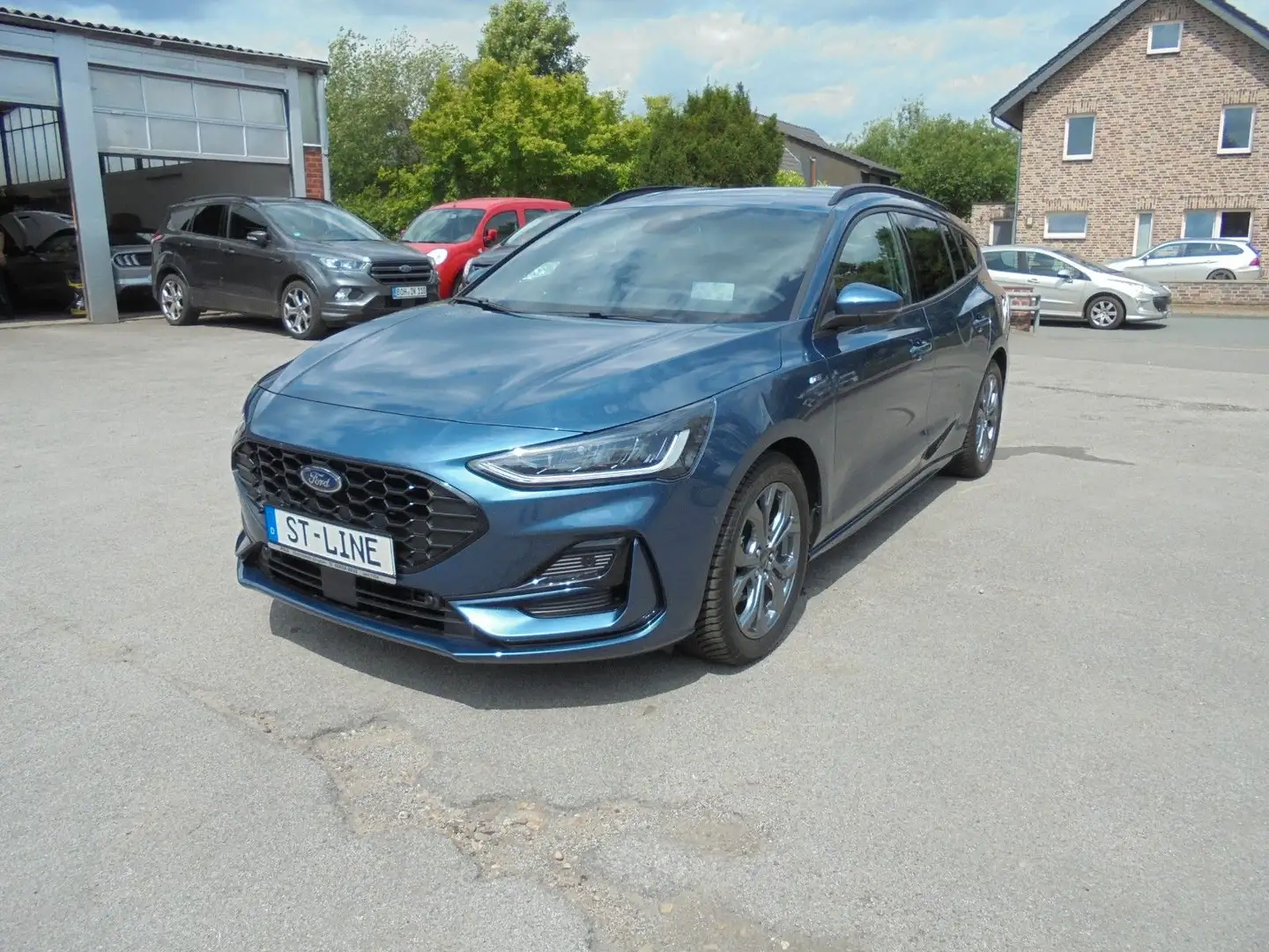 Ford Focus ST-Line X Turn. MHEV,schwenkb. AHK,Kamera, Blauw - 2