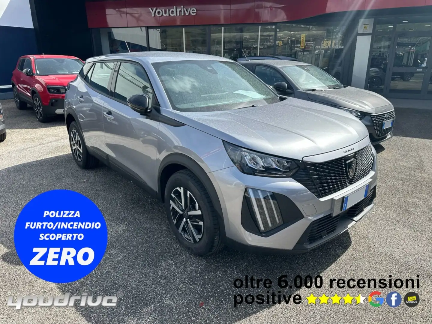 Peugeot 2008 PureTech 100 S&S Style KM0 Grigio - 1