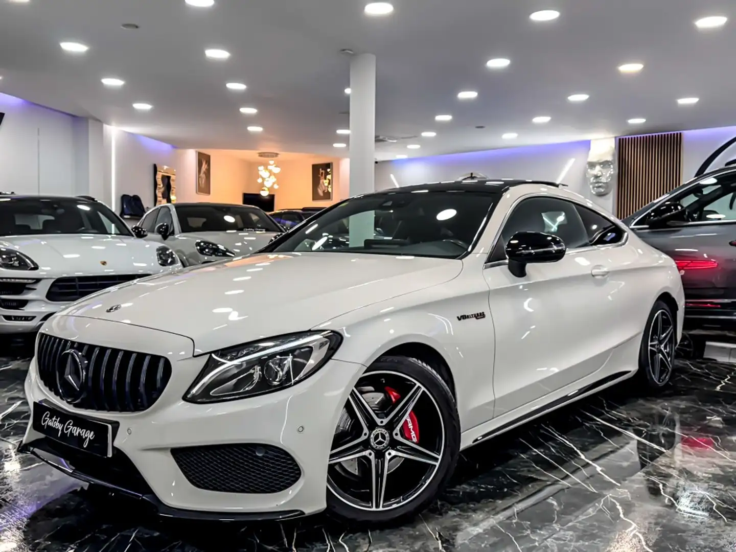 Mercedes-Benz C 220 Coupé 220d 4Matic 9G-Tronic Blanco - 1