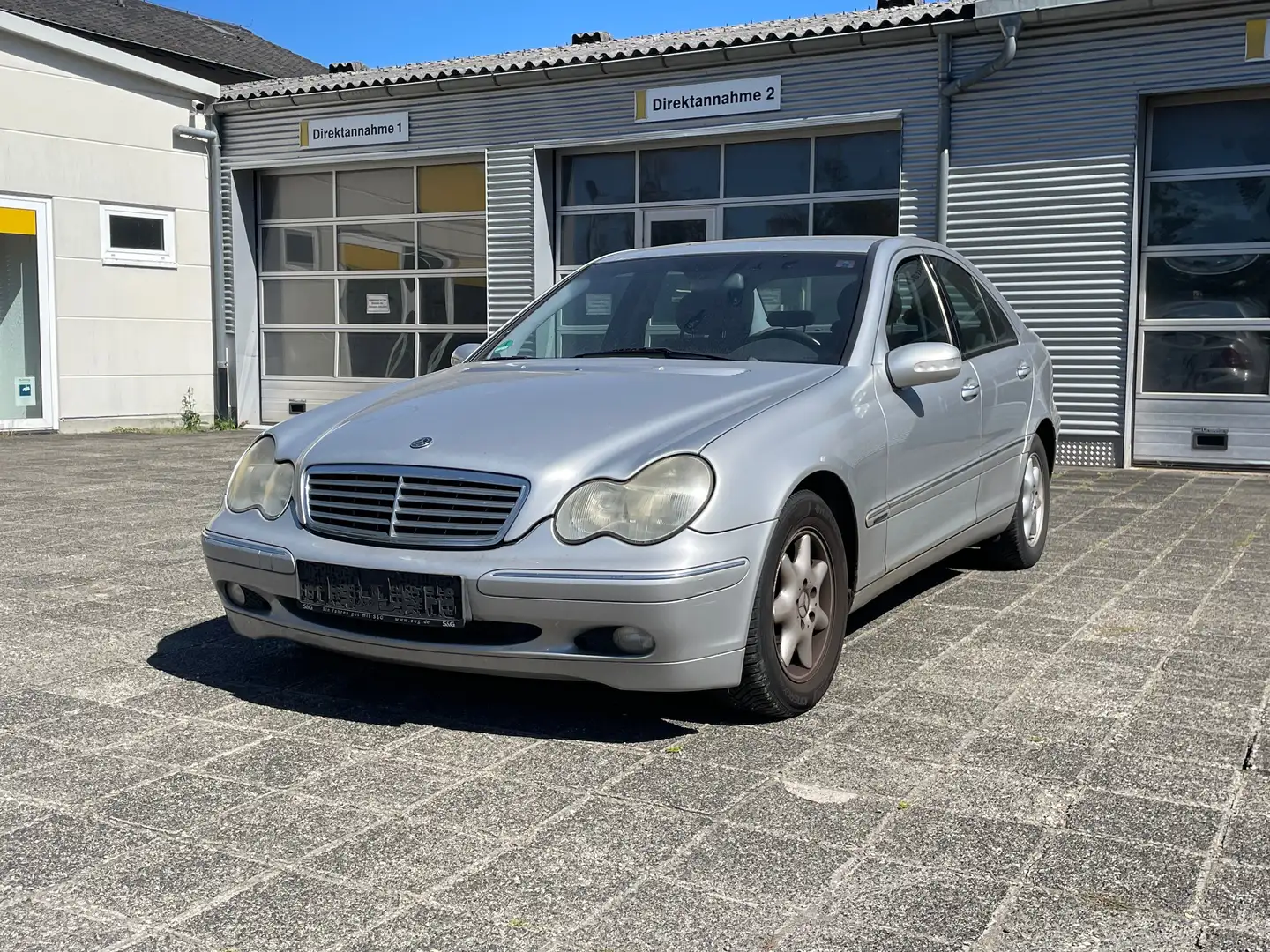 Mercedes-Benz C 180 Elegance, TÜV, KLIMA, ALU Silber - 1