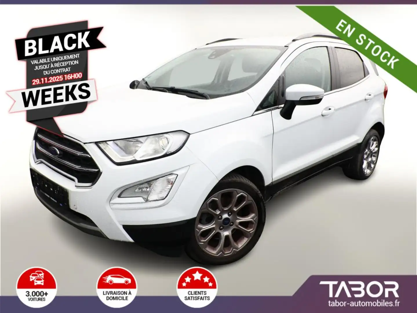 Ford EcoSport 1.0 EcoBoost 125 Titanium LED GPS Weiß - 1