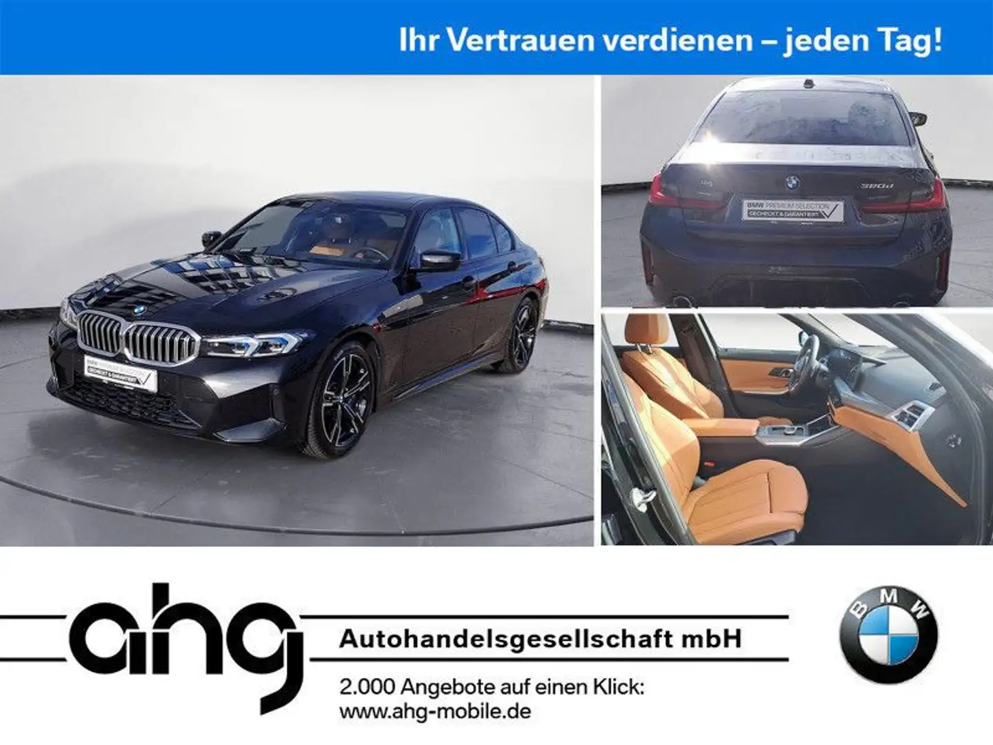 BMW 320 d M Sportpaket Innovationsp. HIFI Schwarz - 1