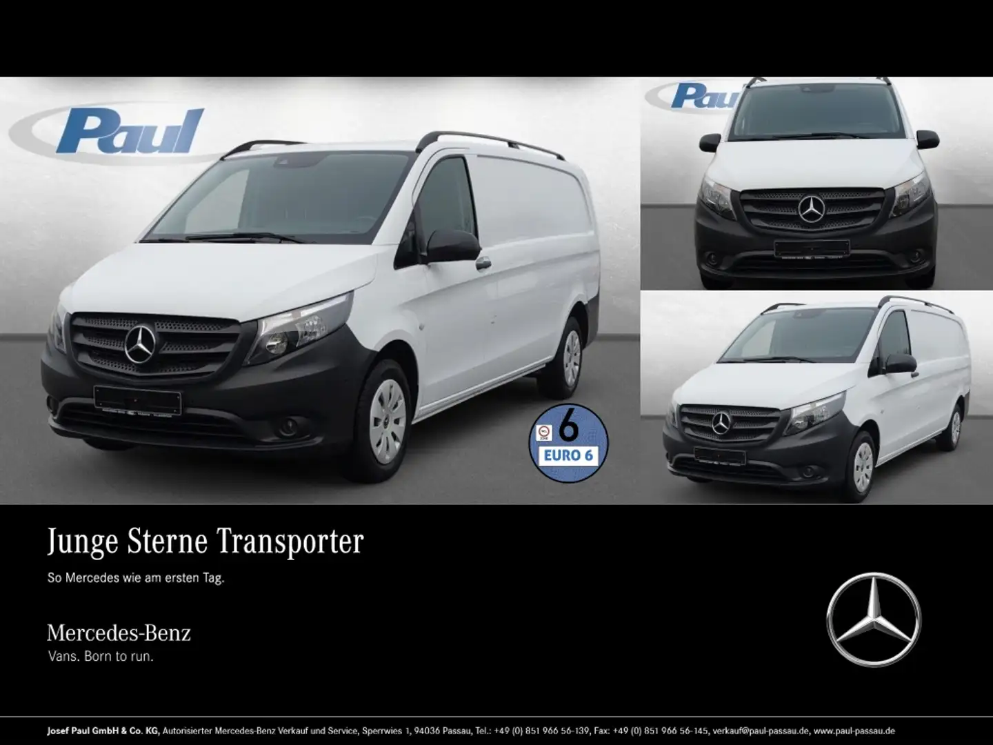 Mercedes-Benz Vito 116 CDI KA XL AHK+Kamera+SHZ+Klima+Tempomat Weiß - 1