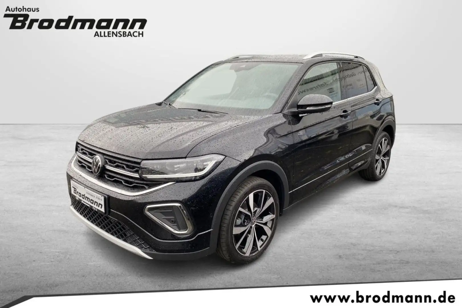 Volkswagen T-Cross R-Line 1.0 TSI DSG AHK-Navi-Matrix-RFK-ACC Schwarz - 1