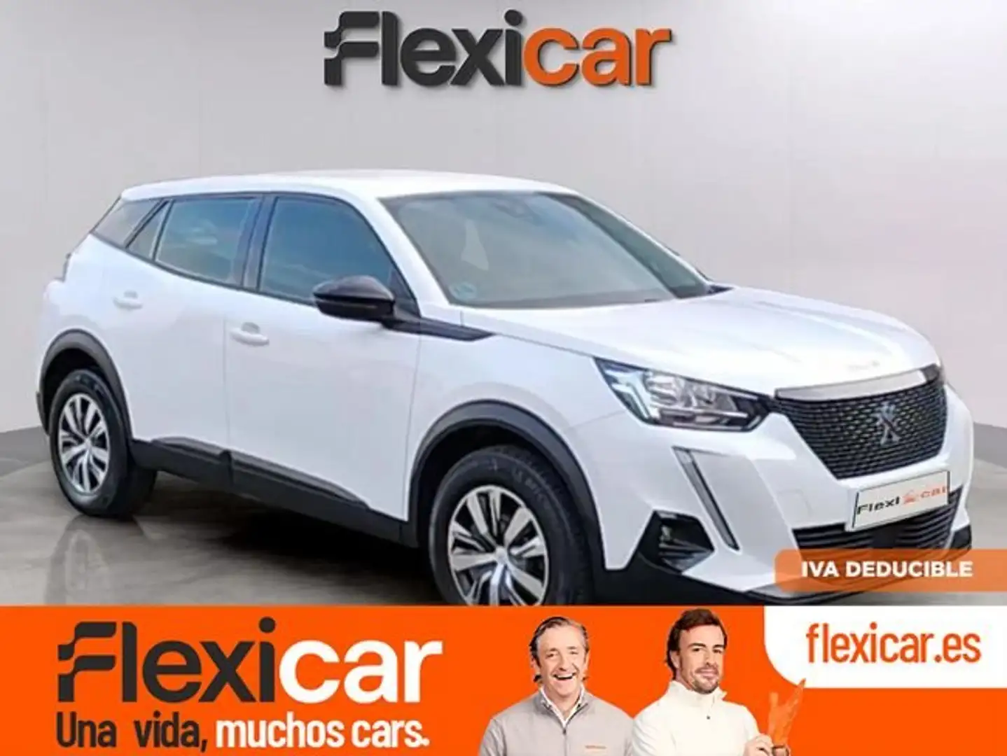 Peugeot 2008 Active+Puretech+100+S%26S+BVM6 Wit - 1