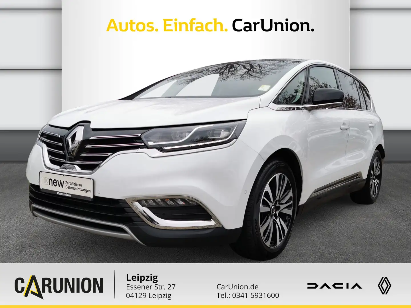 Renault Espace INITIALEParis dCi 200 EDC Vollausstattung Weiß - 1