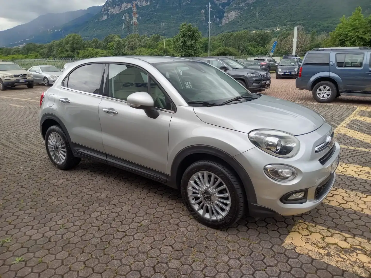 Fiat 500X 500X 1.6 mjt Lounge 4x2 120cv my17 Argento - 2
