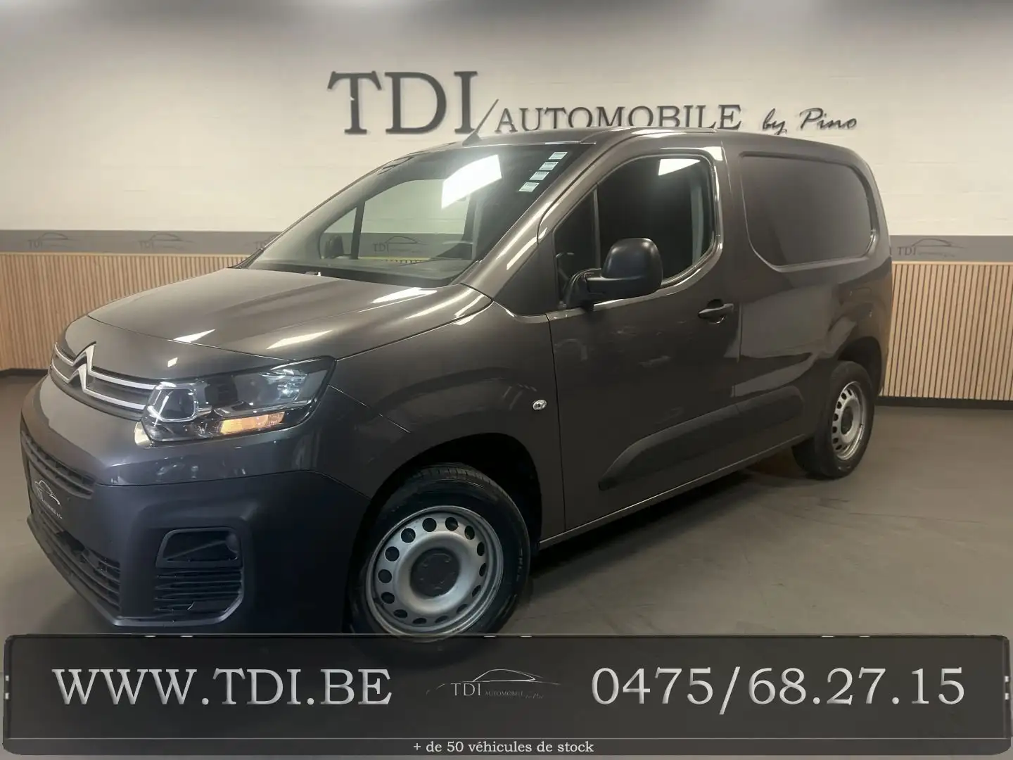 Citroen Berlingo Berlingo 1.5 BlueHDi*102cv*Clim*1er Main*Belge*✔ Gris - 1