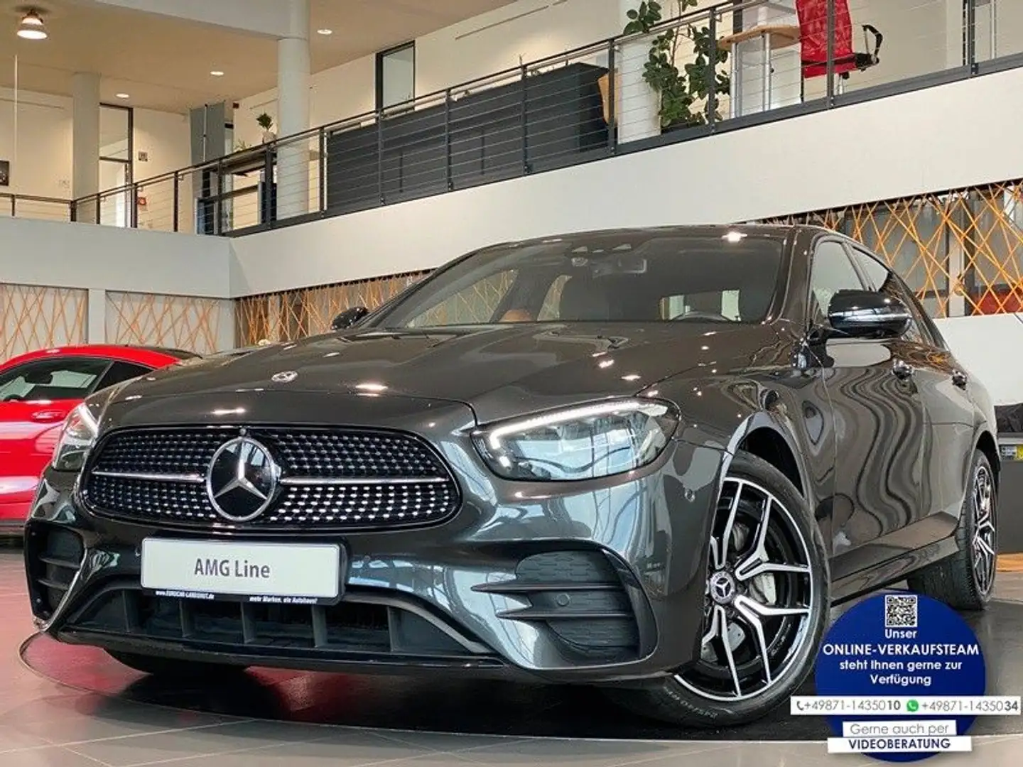 Mercedes-Benz E 300 de AMG WideS Memory SoftC Burm AHK DTR 360° Schwarz - 1