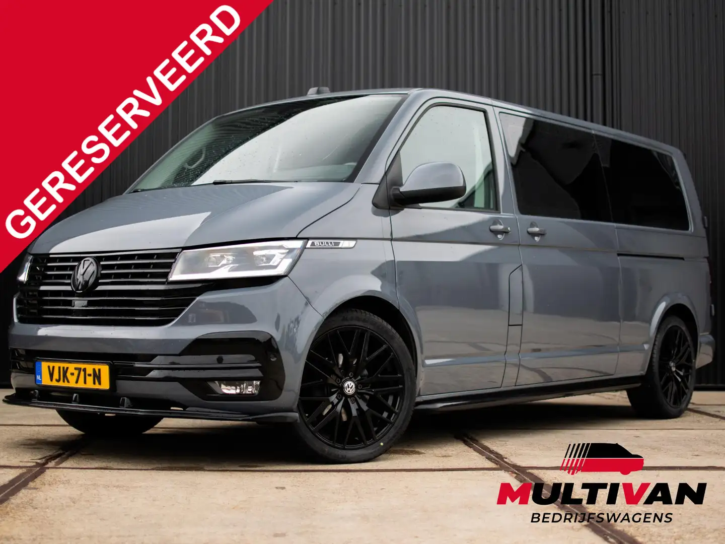 Volkswagen T6.1 Transporter 2.0 TDI L2H1 Bulli DC Dubbel cabine | Standkachel Gris - 1