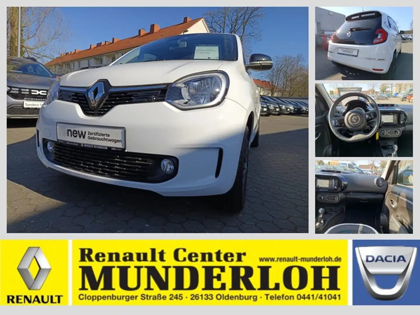 Renault Twingo Urban Night Electric Blanc - 1