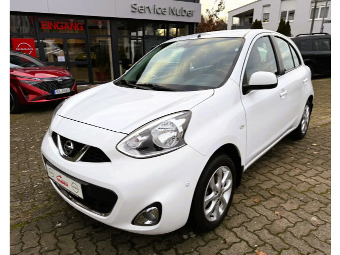 Nissan Micra 1,2 Acenta Navi Klimaautomatik Blanc - 2