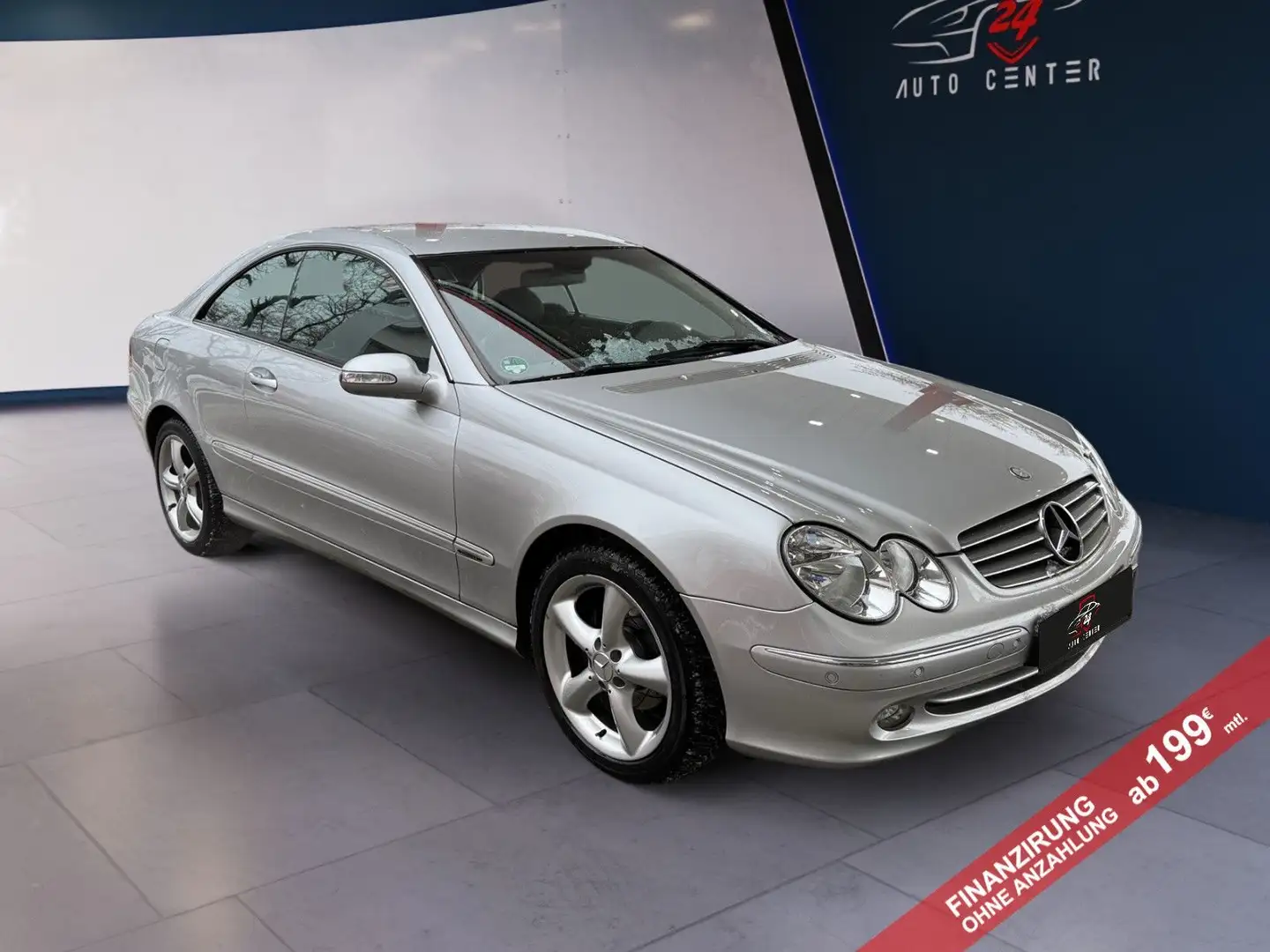 Mercedes-Benz CLK 200 Kompressor Coupe/Automatik Silber - 1