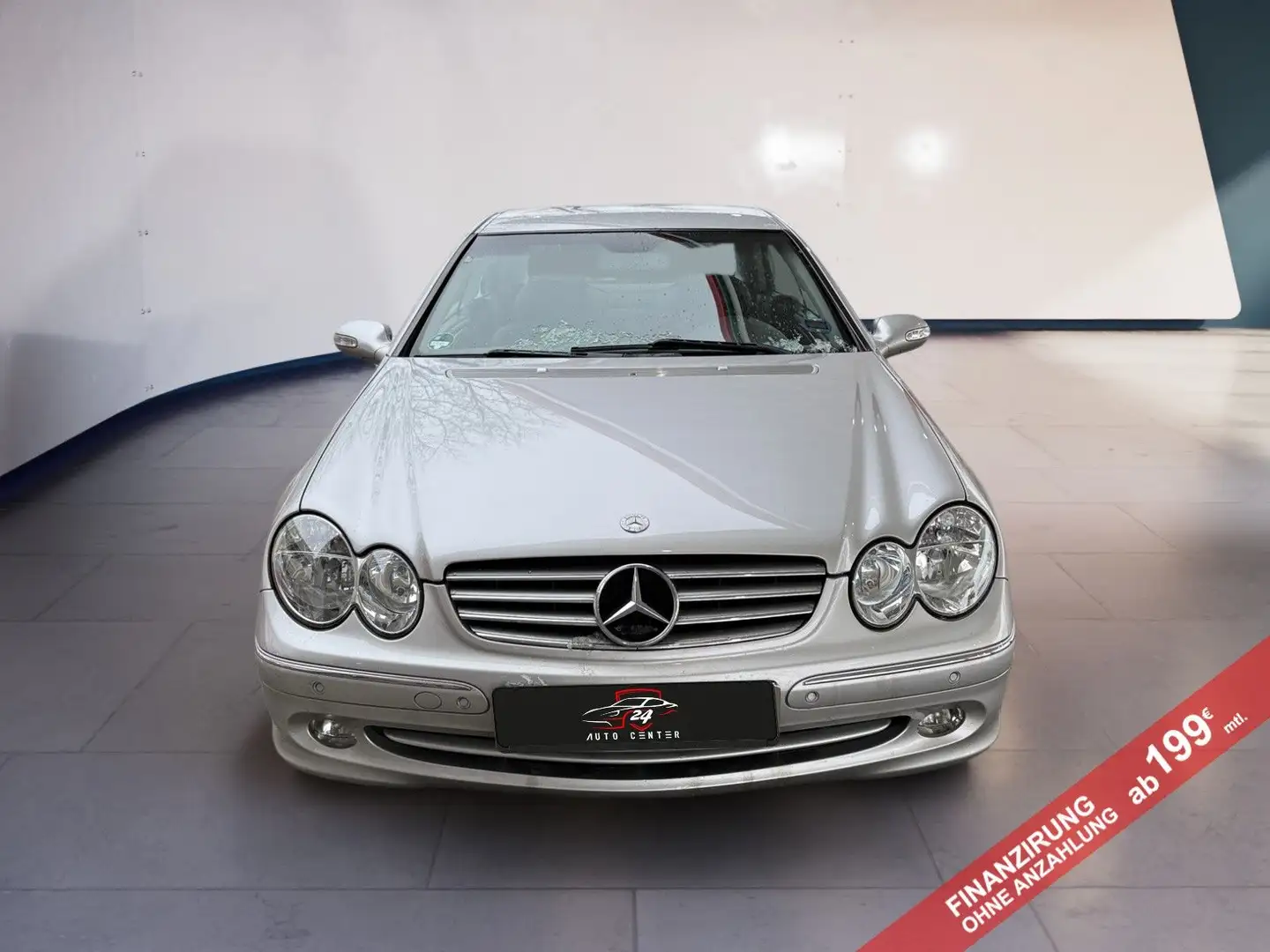 Mercedes-Benz CLK 200 Kompressor Coupe/Automatik Silber - 2