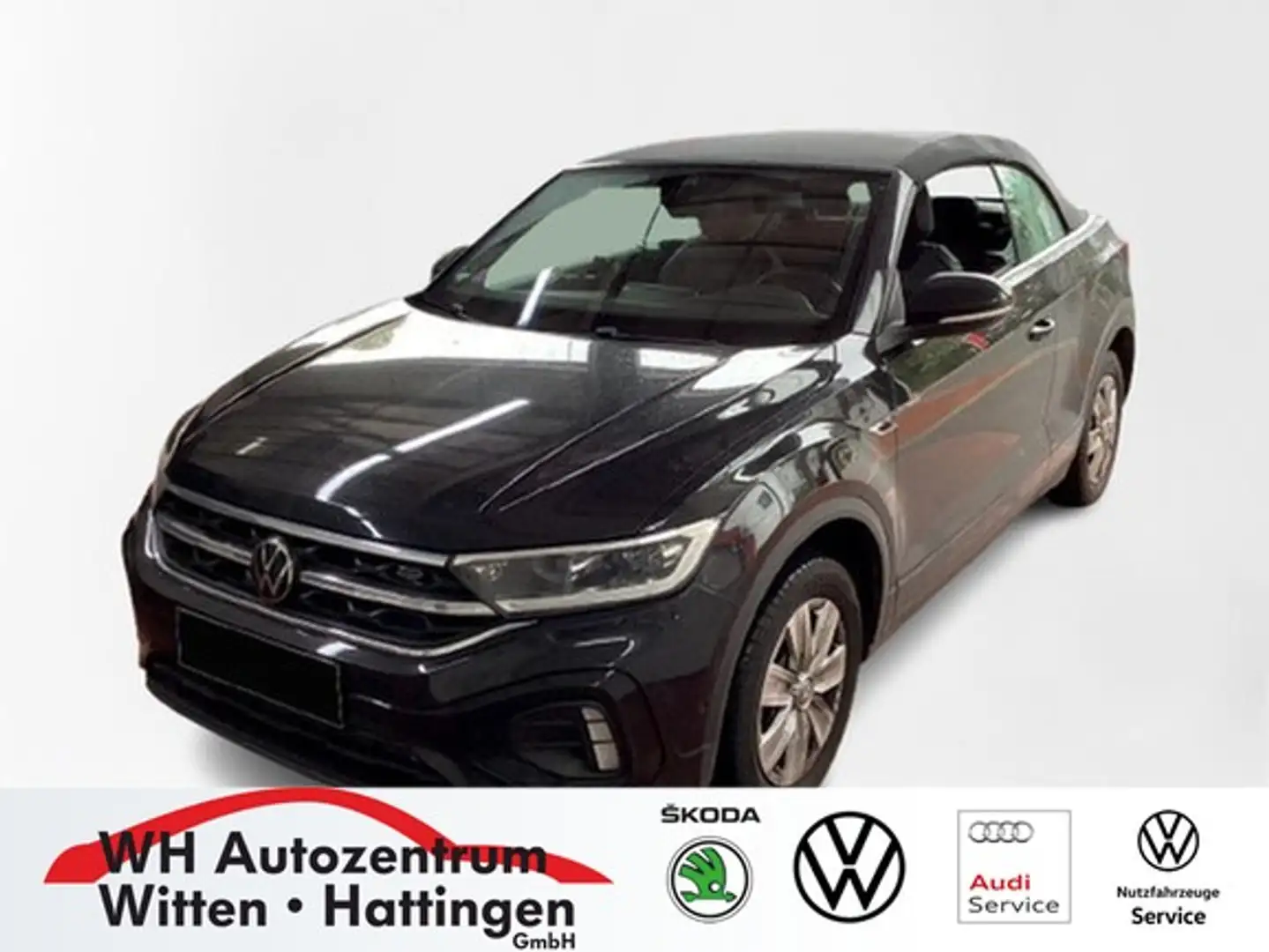 Volkswagen T-Roc Cabriolet 1.5 l TSI DSG R-Line NAVI REARVIEW AH... Schwarz - 1