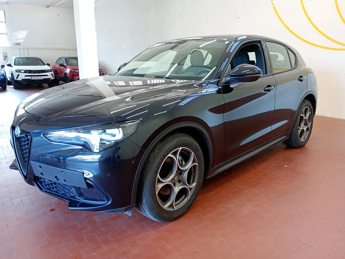 Alfa Romeo Stelvio 2.2d 160cv Sprint LED+Navi+Palette al Vol.+Camera Nero - 1