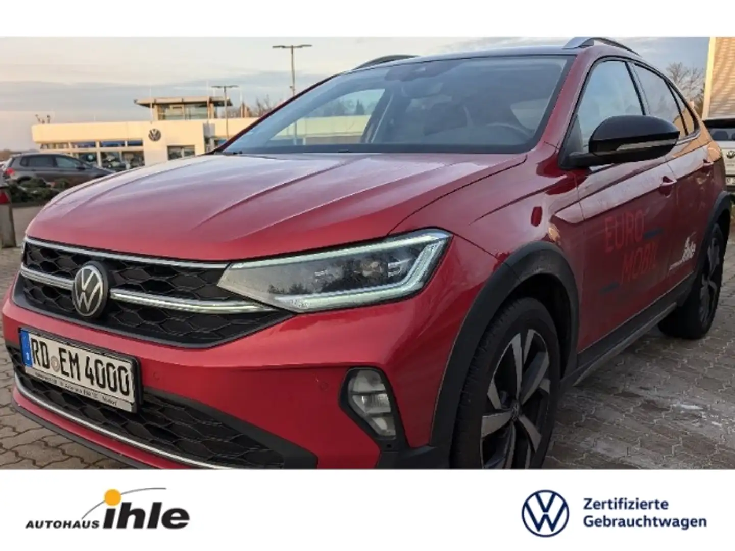 Volkswagen Taigo Style 1,0 TSI DSG AHK+NAVI+R-FAHRKAMERA Rot - 1