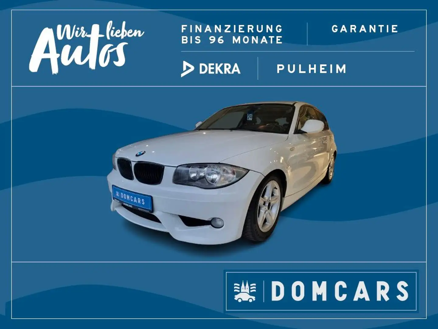 BMW 116 i Lim.//ALU/KLIMA/SERVO/ZV/NAVI/KETTE NEU// Білий - 1