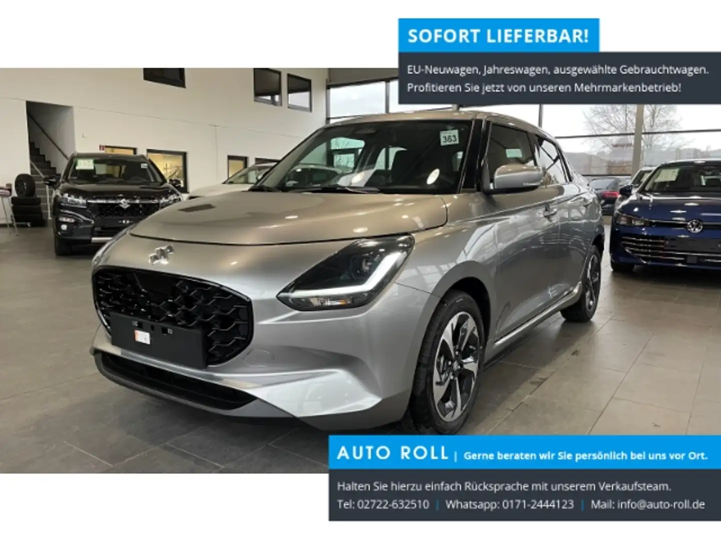 Suzuki Swift 1.2 Comfort + LED NAVI ACC Kamera SitzHZG APP Conn Silber - 1