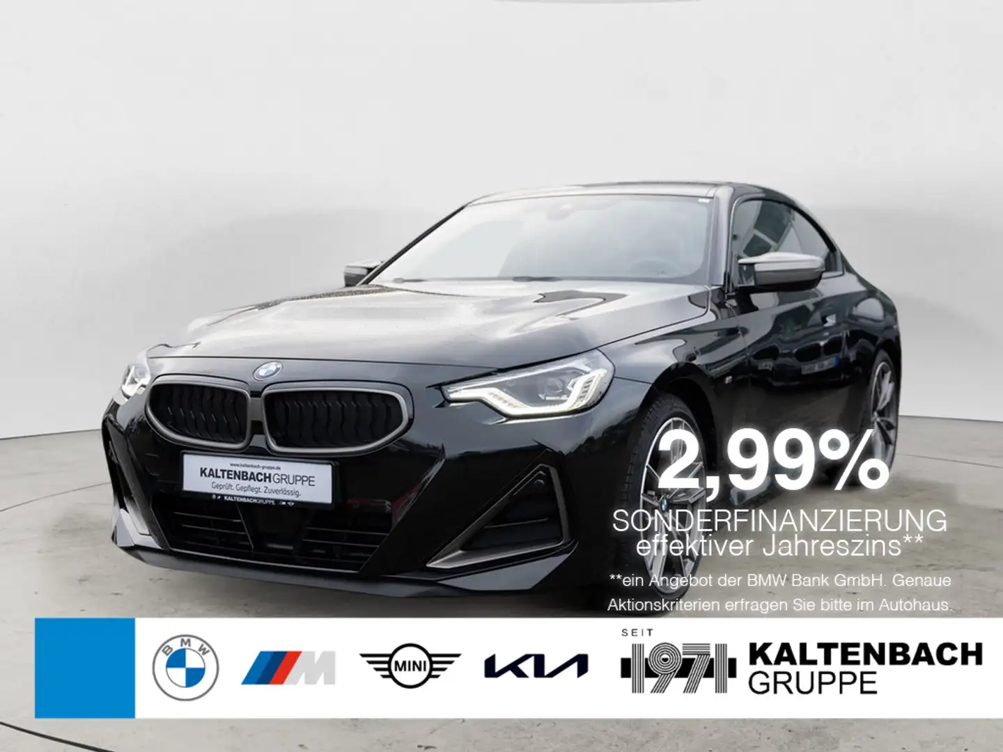 BMW 240 Mi Coupe xDrive LED NAVI KAMERA KLIMA Noir - 1