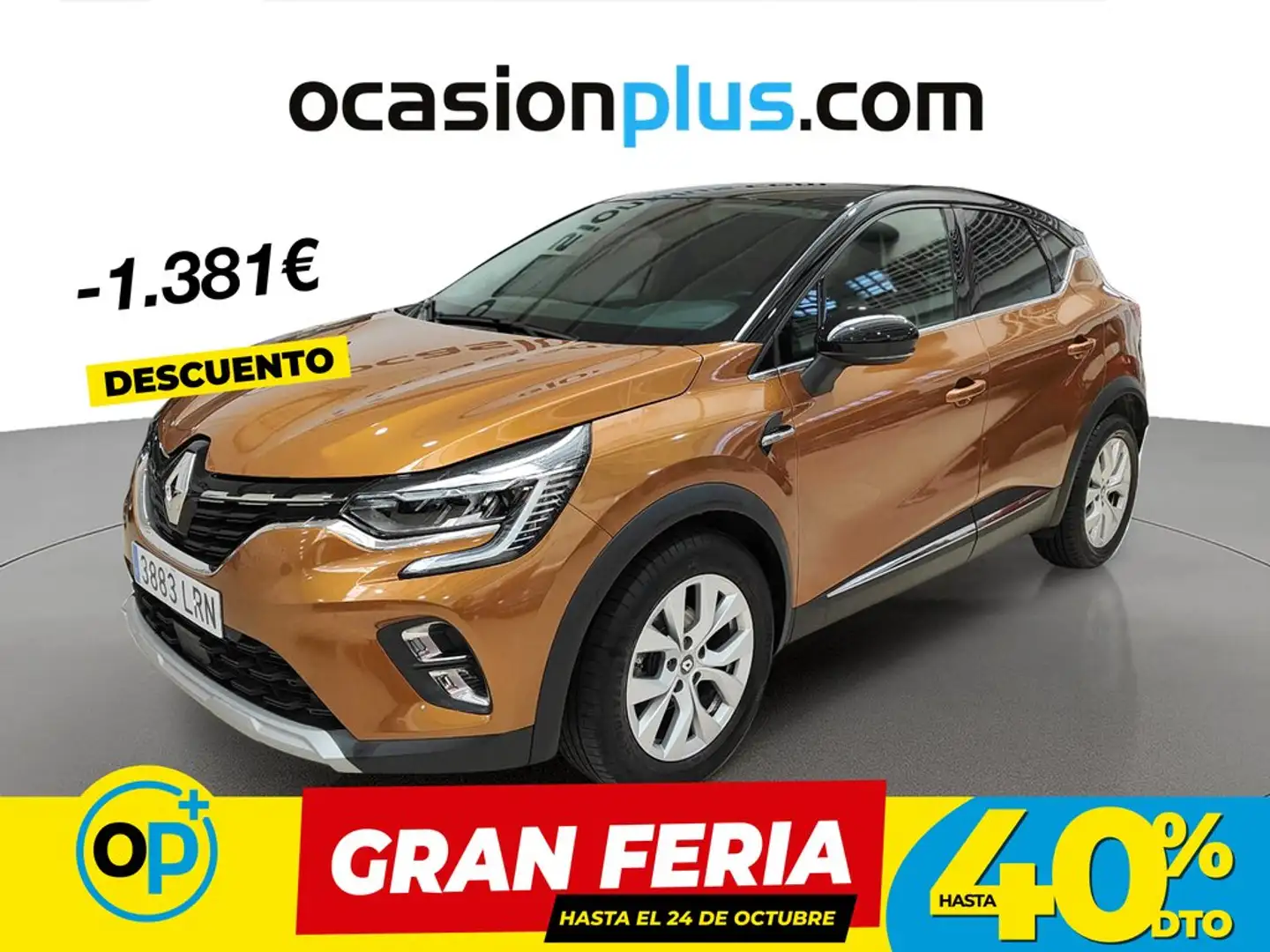 Renault Captur TCe Zen 67kW Naranja - 1
