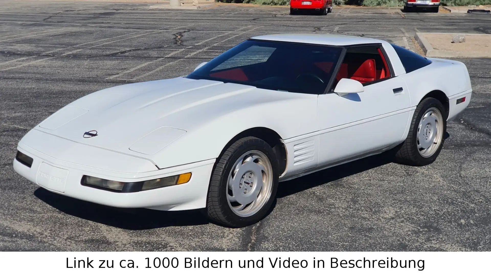 Corvette C4 Automatik California original 66tsd mls Blanc - 1