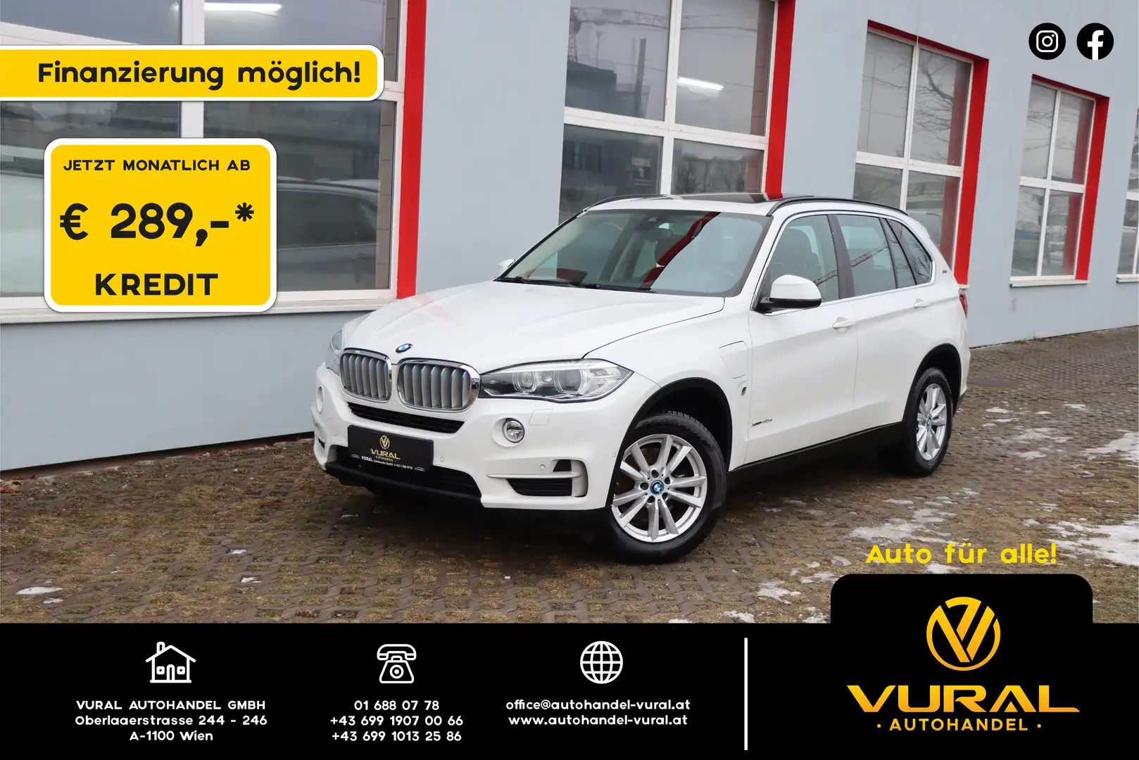 BMW X5 xDrive 40 e | Panoramadach | R.Kamera | Weiß - 1