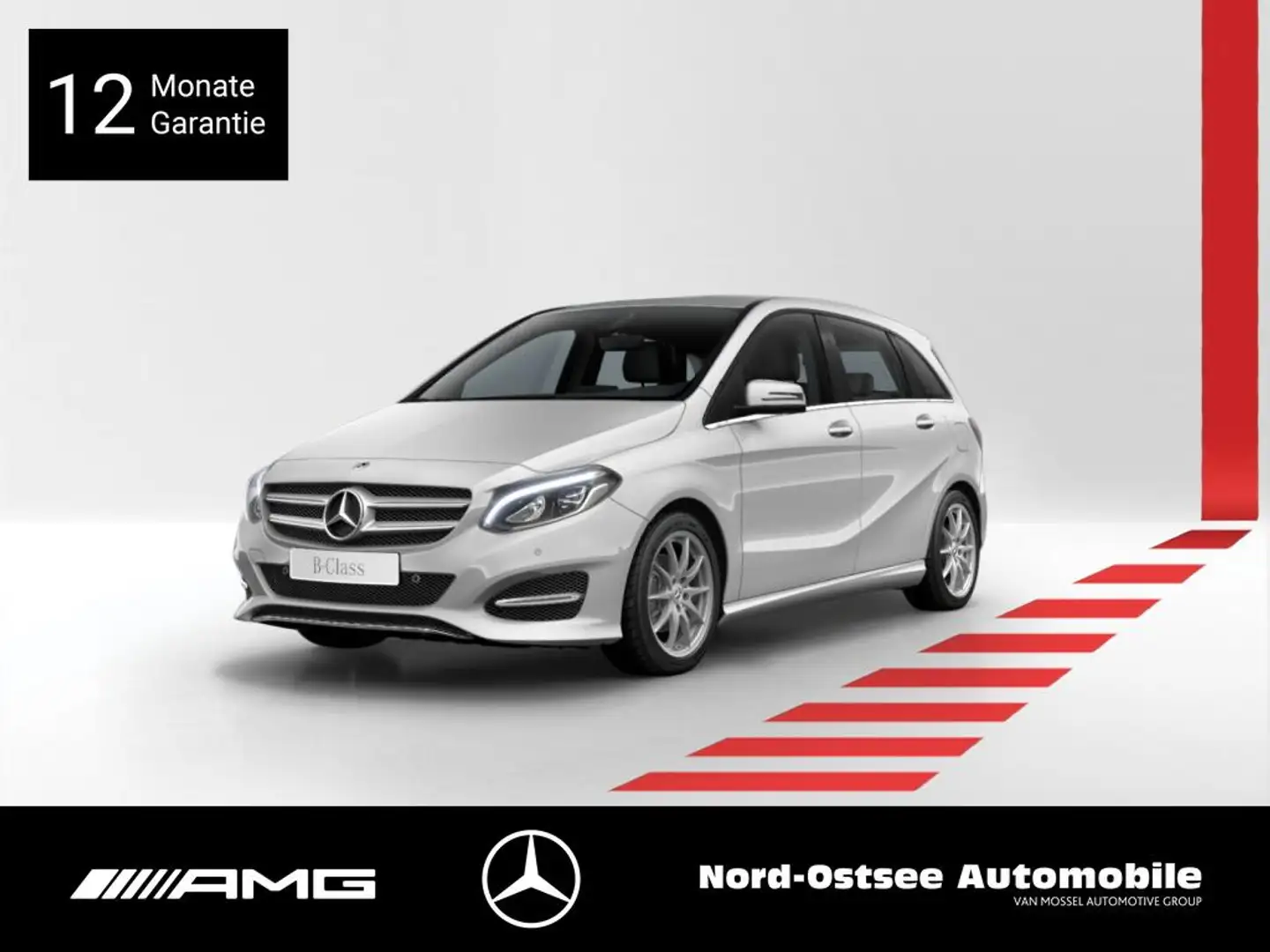 Mercedes-Benz B 200 d EDITION B KAMERA AHK KEYLESS LED NAVI Silber - 1